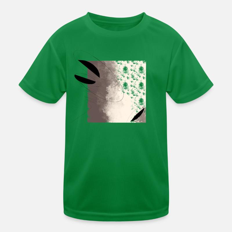 Abstract shadows and light surfaces Kids Functional T-Shirt
