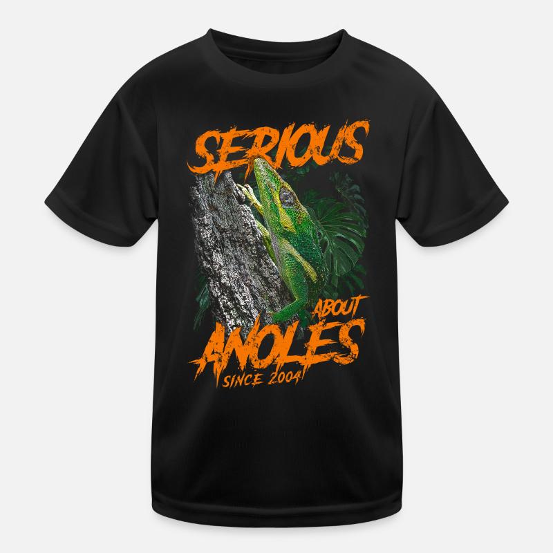 Ernsthaft über den kubanischen Ritter Anolis seit 2004 Kinder Funktions-T-Shirt