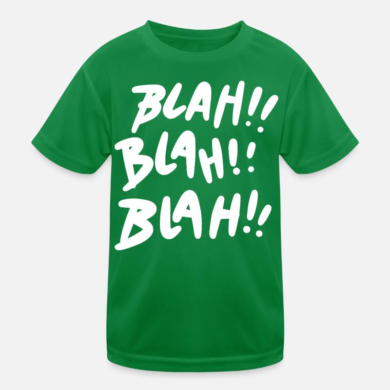 Bla Bla Bla Blanc T-shirt sport Enfant