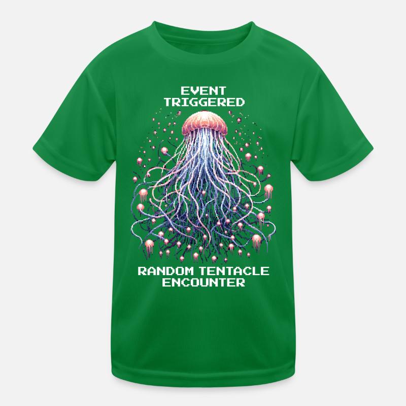 Event Triggered: Random Tentacles | Jellyfish Kids Functional T-Shirt