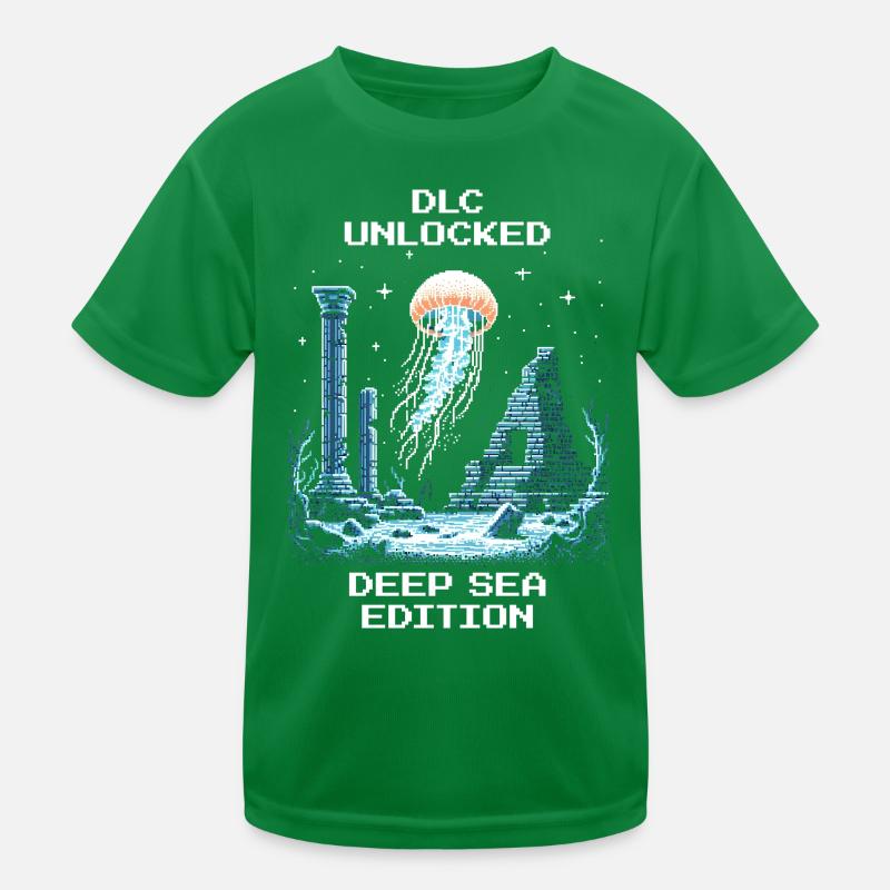 DLC Unlocked: Deep Sea Edition | Jellyfish Kids Functional T-Shirt