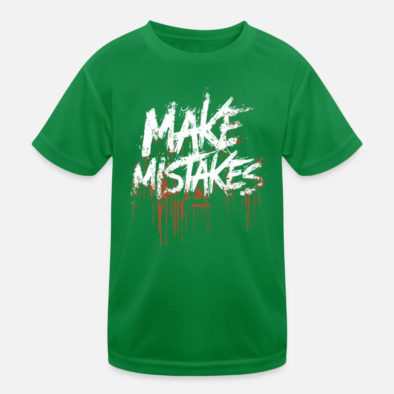 Mache Fehler Kinder Funktions-T-Shirt