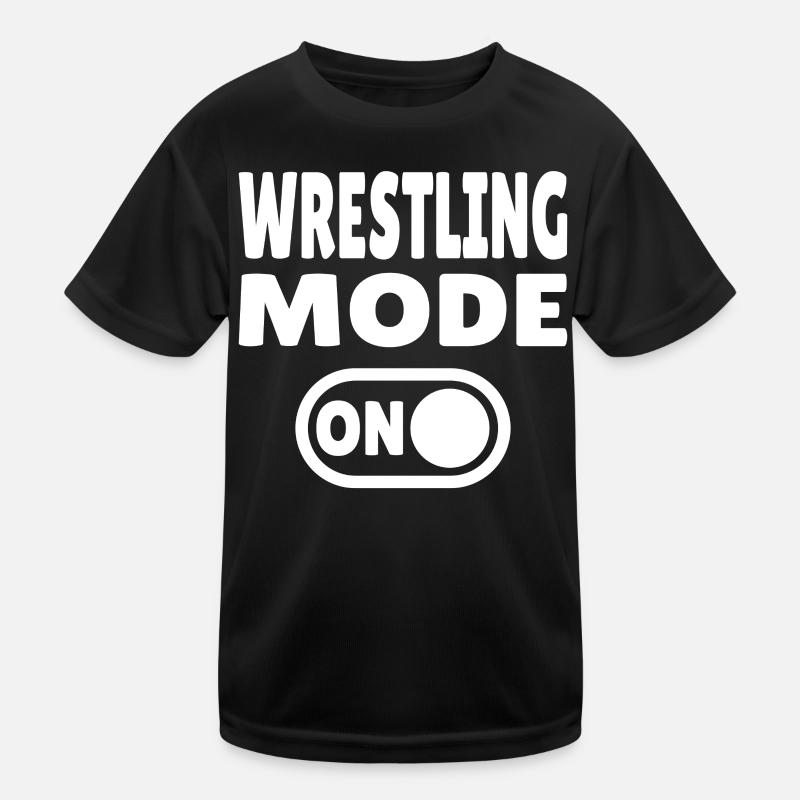 Wrestling Mode ON Kids Functional T-Shirt