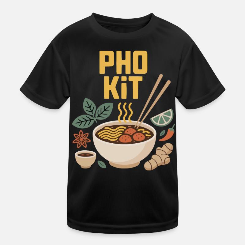 Pho Kit Mix Kids Functional T-Shirt