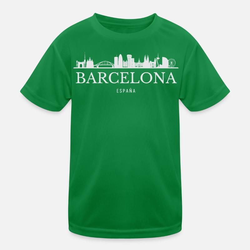 Barcelone Skyline, Barcelone, Espagne T-shirt sport Enfant