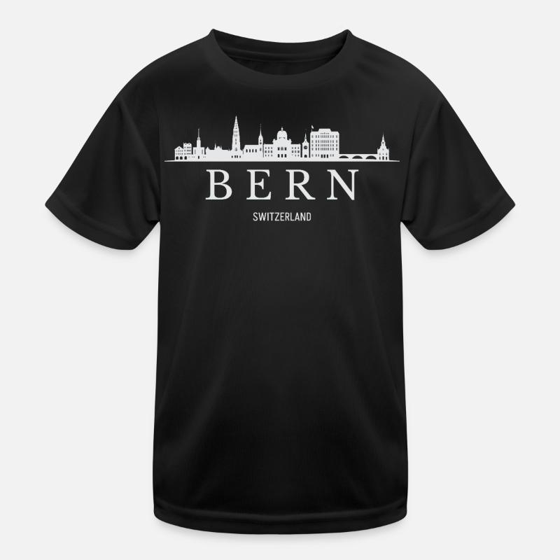 Berner Skyline, Bern Schweiz Kinder Funktions-T-Shirt