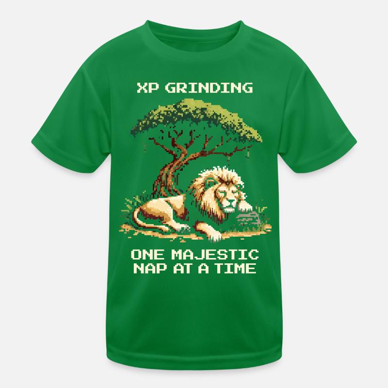 Rectification Majestueuse XP | Safari de détente du lion T-shirt sport Enfant