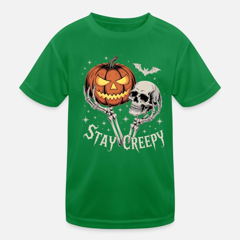 Restez effrayant, restez effrayant Thème d’Halloween T-shirt sport Enfant
