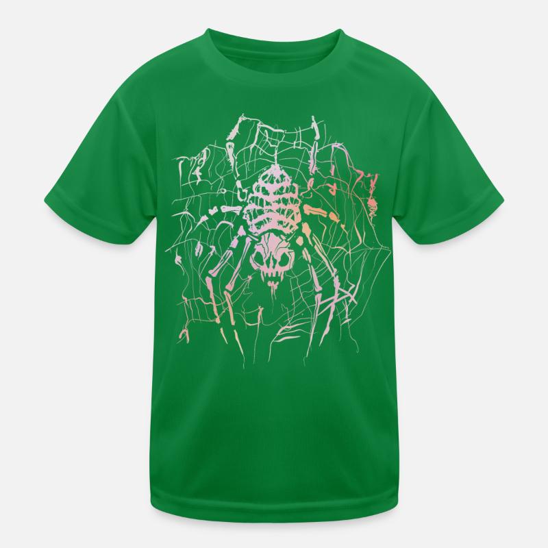 Araignée squelette T-shirt sport Enfant
