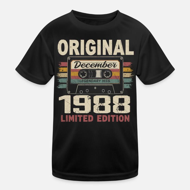Cadeau D'anniversaire Décembre 1988 T-shirt sport Enfant