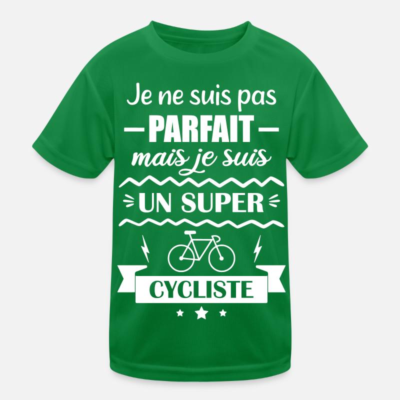 Super-Radfahrer Kinder Funktions-T-Shirt
