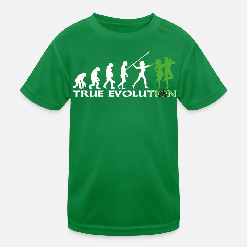Évolution vers la danse traditionnelle irlandaise T-shirt sport Enfant