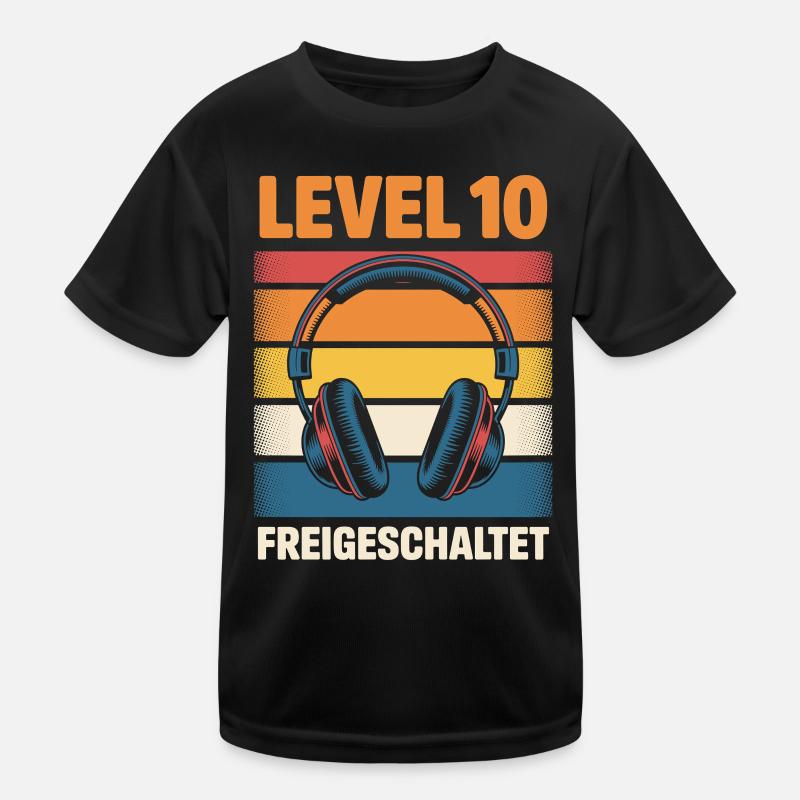 Anniversaire de niveau 10 débloqué T-shirt sport Enfant