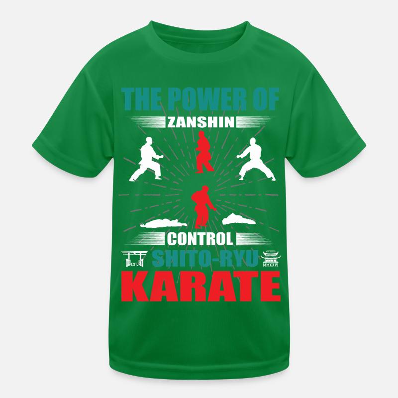 Shito-Ryu Karaté Zanshin Design T-shirt sport Enfant