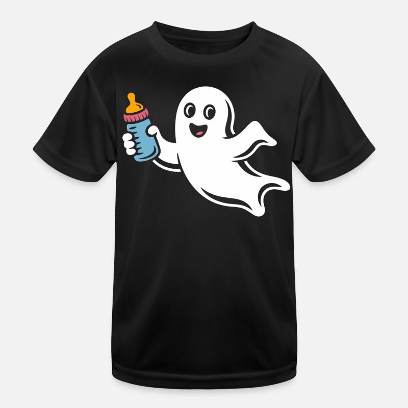 Fröhlicher Geist mit Fläschchen Kinder Funktions-T-Shirt