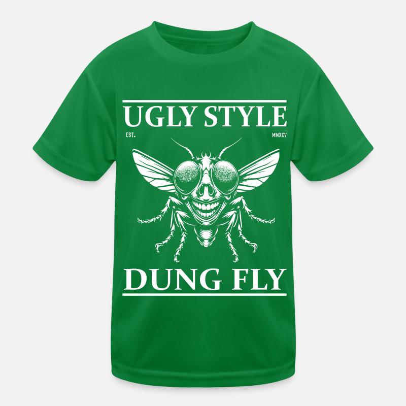 Mistfliege – Ugly Style Funny Design Kinder Funktions-T-Shirt