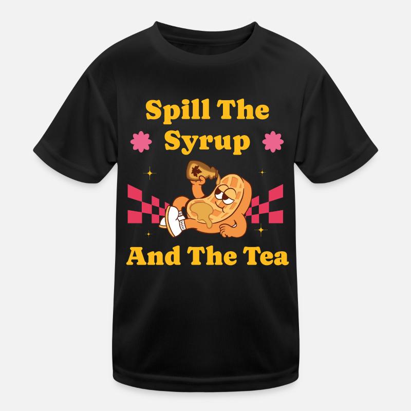 Waffle Delight Belgian Waffles Gift Kids Functional T-Shirt
