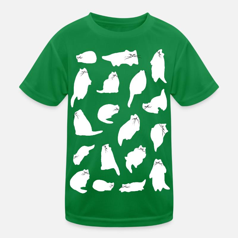 ÉNERGIE CHAT BLANC T-shirt sport Enfant