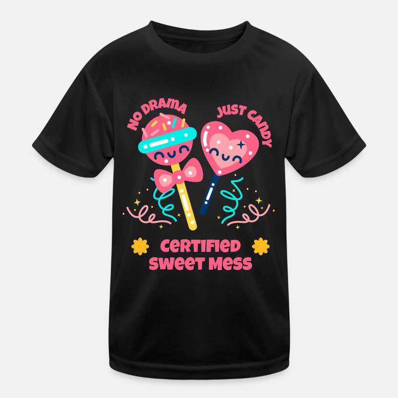 Sugar Crew Candy Team Gift Kids Functional T-Shirt