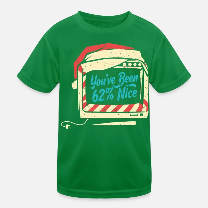 Tech Weihnachtsmann KI Humor Sarkastisch Geschenk Kinder Funktions-T-Shirt