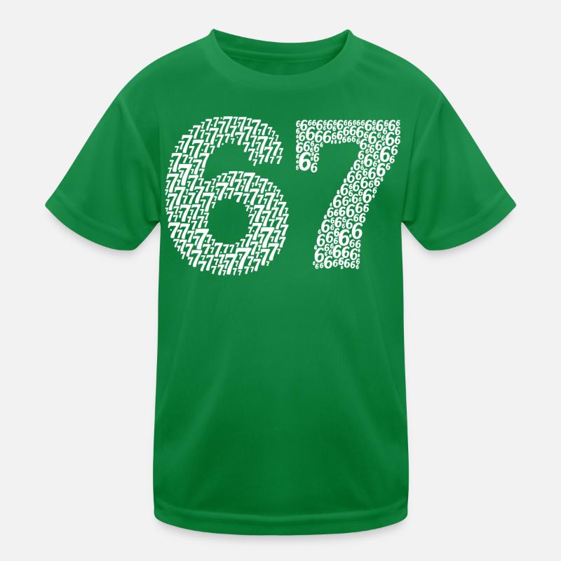 Sixty Seven meme Kinder Funktions-T-Shirt