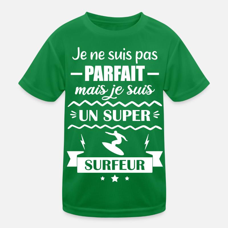 Super Surfeur Vague Océan Surf  T-shirt sport Enfant