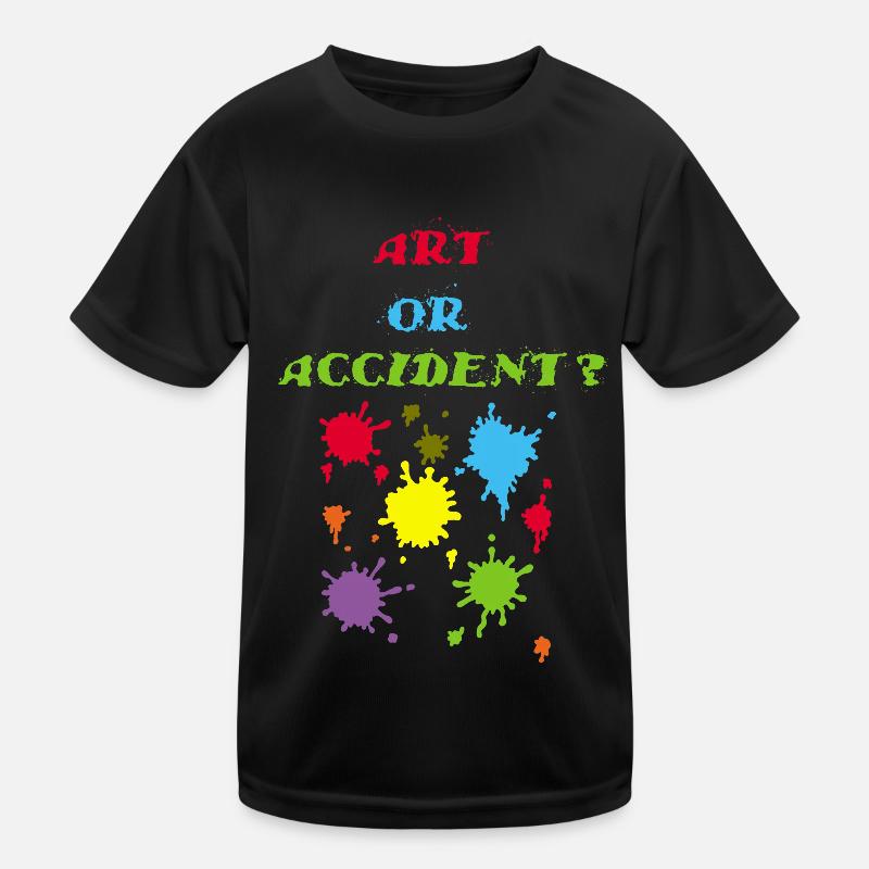 Kunst oder Unfall? Kinder Funktions-T-Shirt