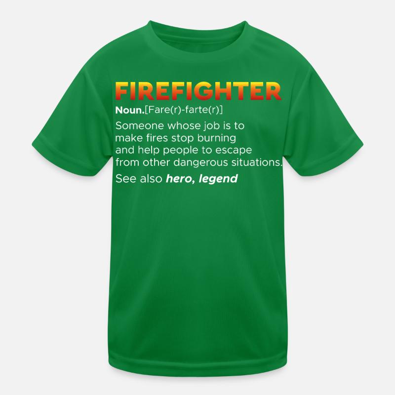 Fire brigade Kids Functional T-Shirt