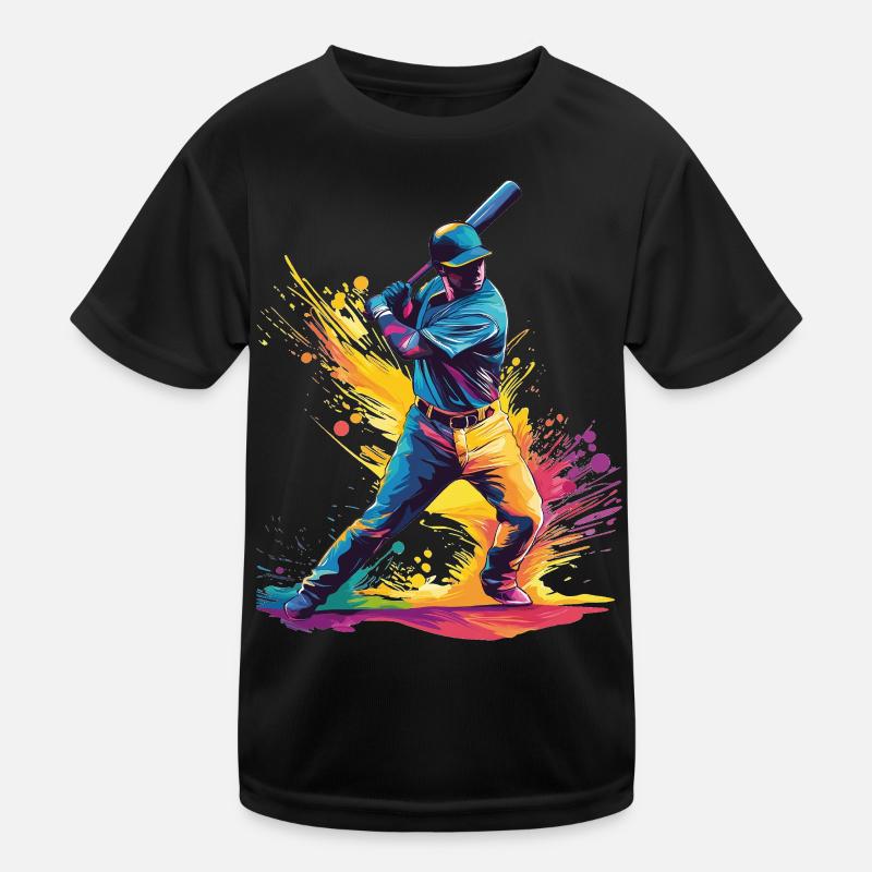 Joueurs de baseball T-shirt sport Enfant