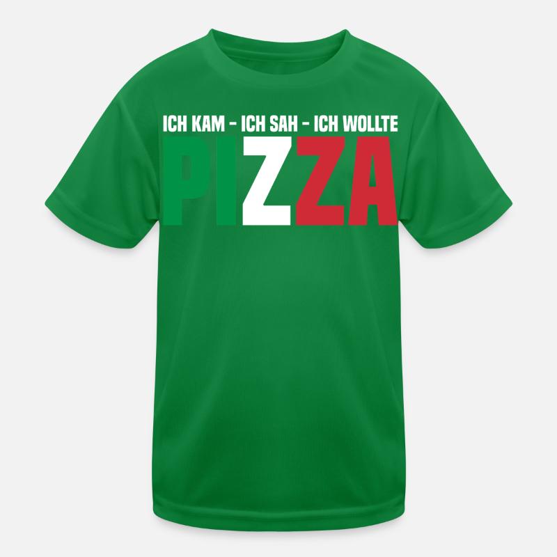 Manger de la pizza T-shirt sport Enfant
