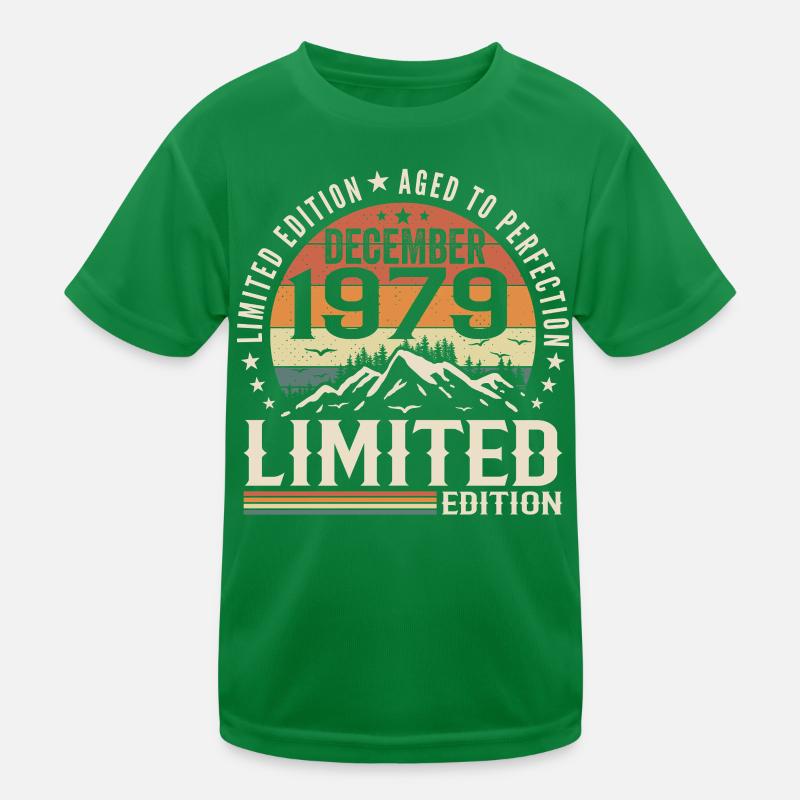 Dezember 1979 Kinder Funktions-T-Shirt