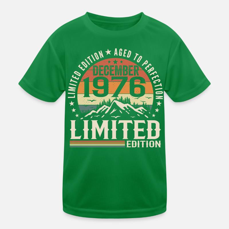 Dezember 1976 Kinder Funktions-T-Shirt