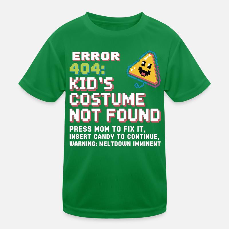 Error 404 Kinderkostüm nicht gefunden Kinder Funktions-T-Shirt