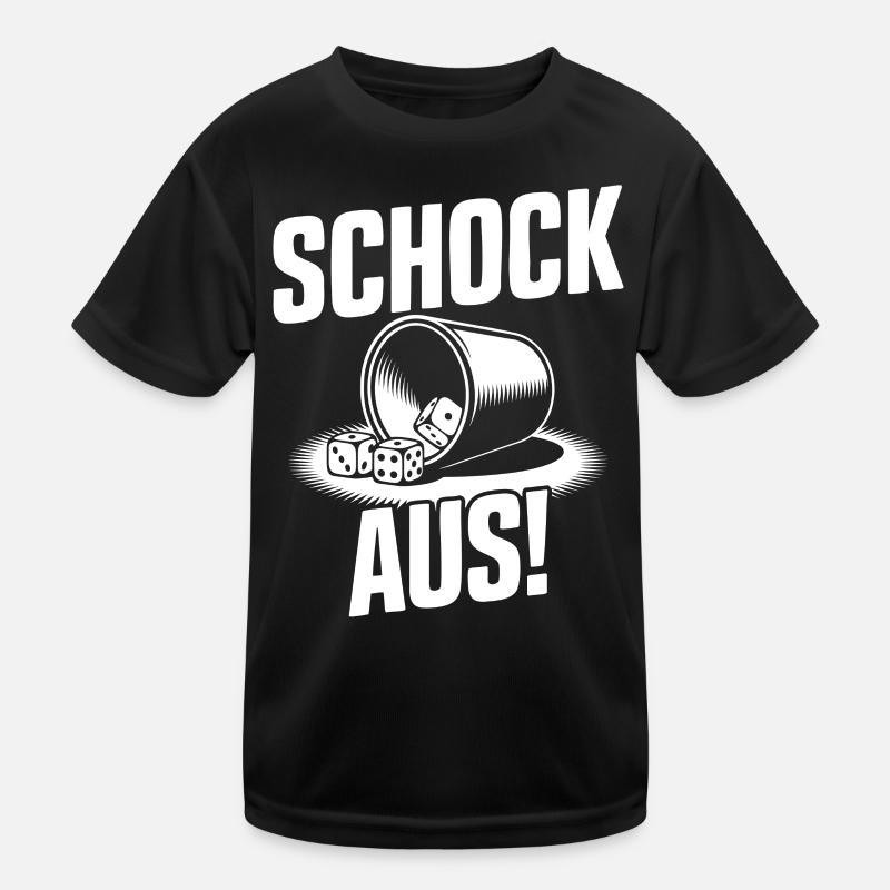 Shock off! Funny Shocking, Dice, Puzzle Kids Functional T-Shirt