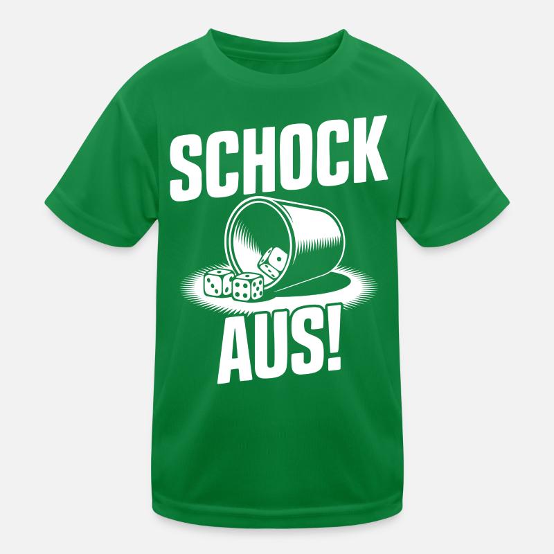 Shock off! Funny Shocking, Dice, Puzzle Kids Functional T-Shirt
