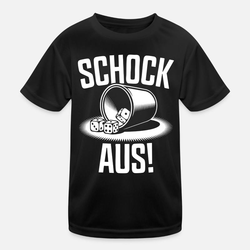 Schocken Team Schock Out! Dice Puzzle Jule Kids Functional T-Shirt