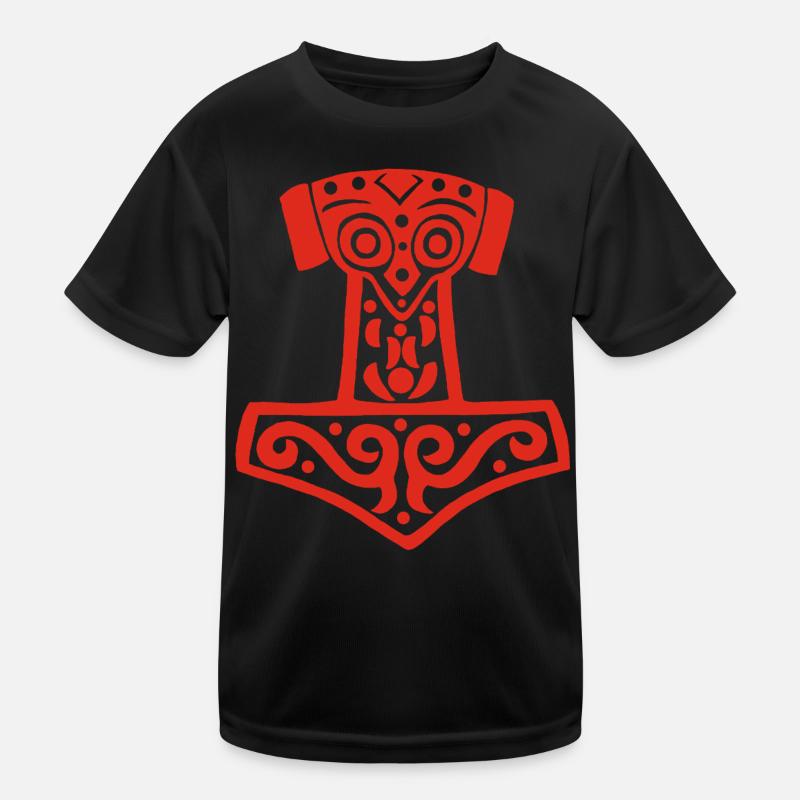 Marteau de Thor (rouge) T-shirt sport Enfant