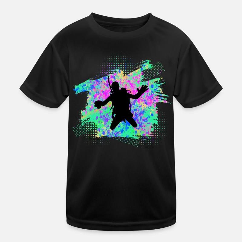 Taucher tauchen Kinder Funktions-T-Shirt