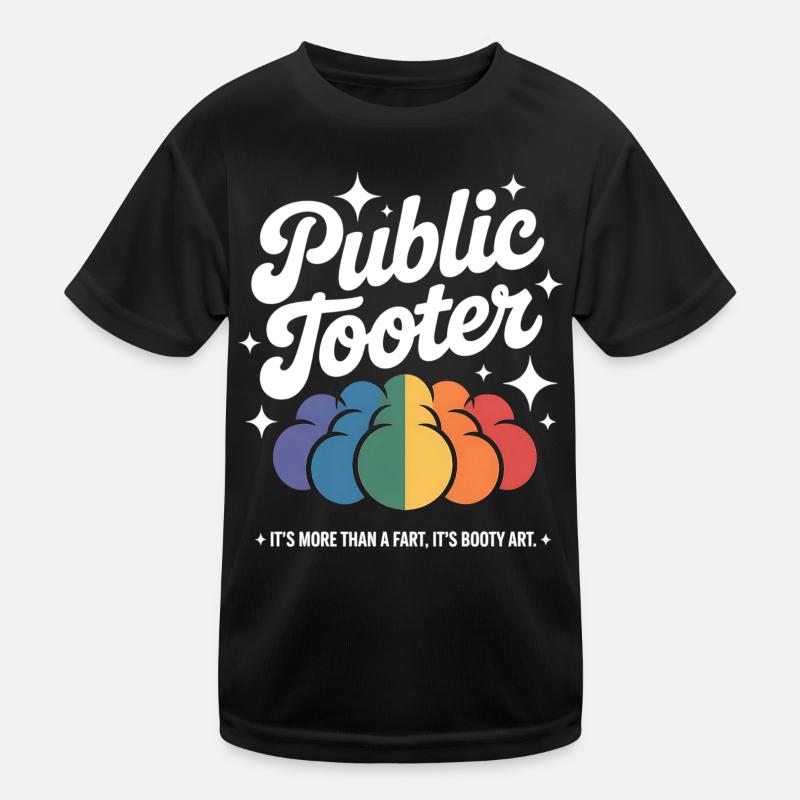 Buntes Poop Kunstwerk Kinder Funktions-T-Shirt