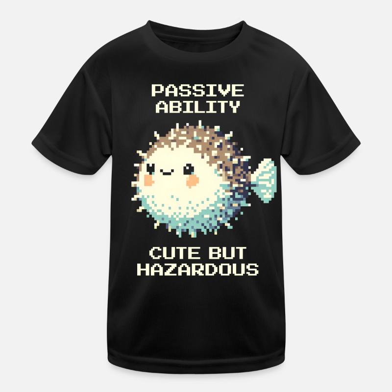 Passiv: süß, doch gefährlich | Kugelfisch Kids Functional T-Shirt