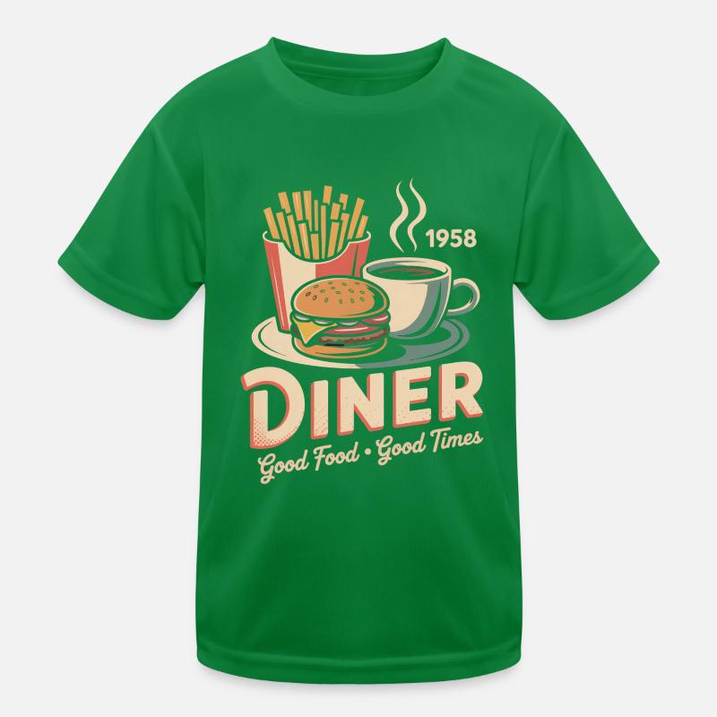 Publicité pour un dîner vintage T-shirt sport Enfant