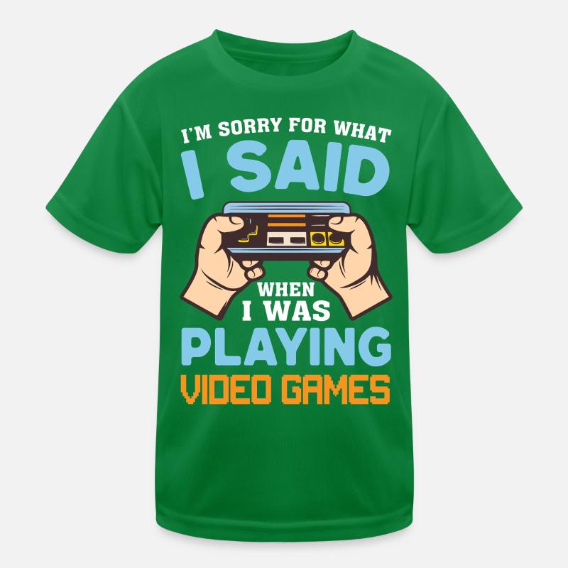 Gaming Kinder Funktions-T-Shirt