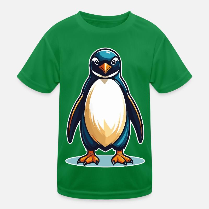 Cool Penguin – Mignon, effronté et sympathique T-shirt sport Enfant