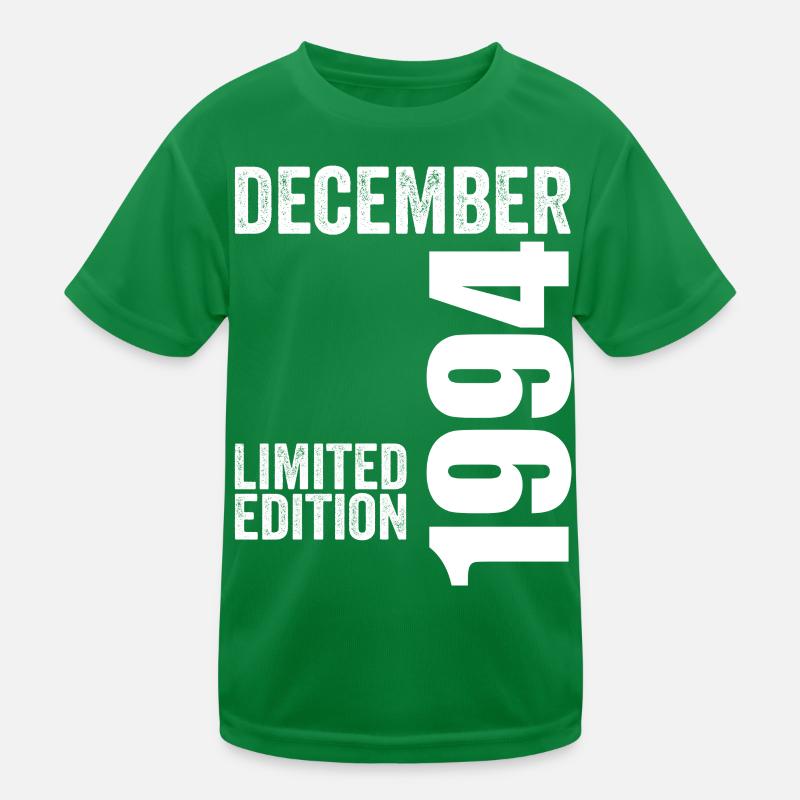 Retro Geburtstagsgeschenk - Dezember 1994 Kinder Funktions-T-Shirt