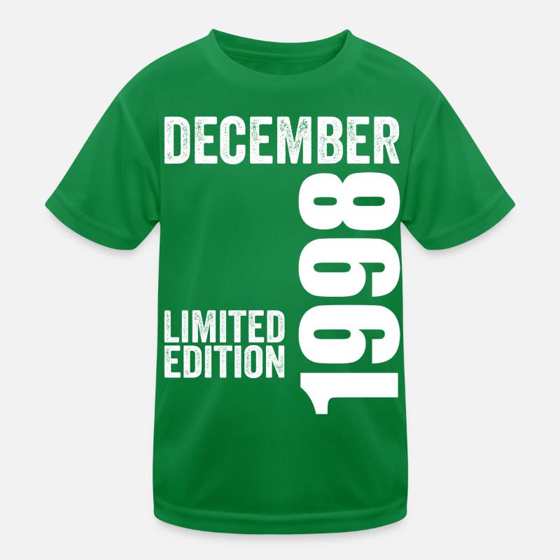 Retro Geburtstagsgeschenk - Dezember 1998 Kinder Funktions-T-Shirt