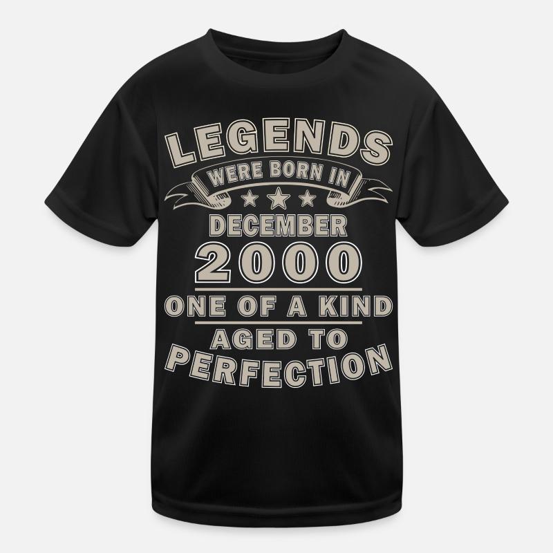 Dezember 2000 Dezember Jubiläum Dezember 2000 Kinder Funktions-T-Shirt