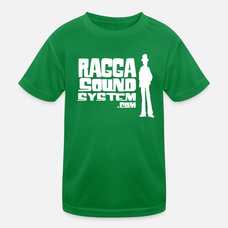 ragga-sound-system-logo-W Kinder Funktions-T-Shirt