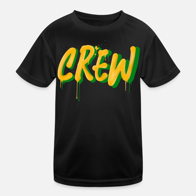Crew Kinder Funktions-T-Shirt