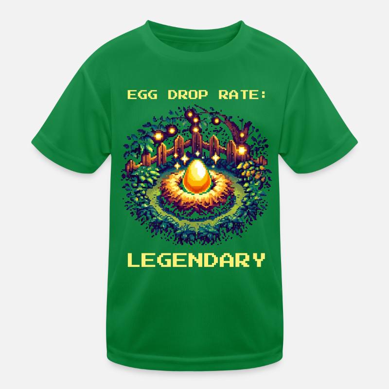 Legendary Egg Rate | Gamer Humor Kids Functional T-Shirt