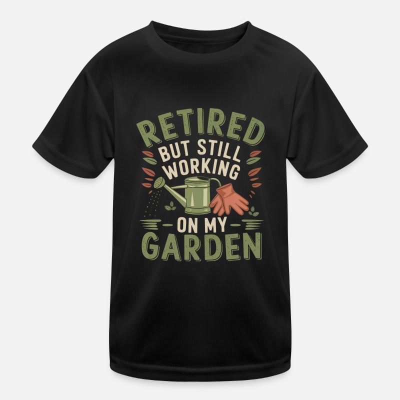 Humor Rentner Kinder Funktions-T-Shirt
